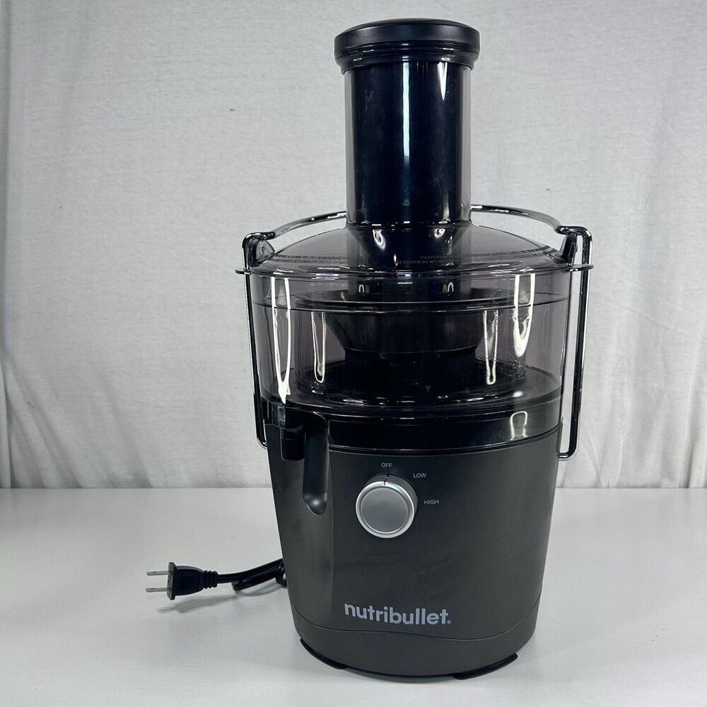 NutriBullet Juicer NBJ-100A 800W Two-Speed Centrifugal Juicer Black Tested
